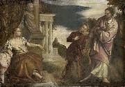 Paolo Veronese De keuze tussen deugd en hartstocht oil on canvas